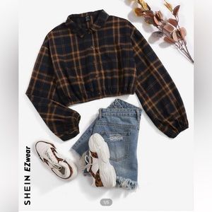 Cropped flannel